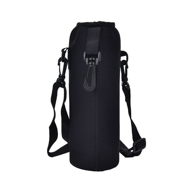1000ML Outdoor Water Bottle Carrier Insulated Soft Cover Bag Holder Strap Pouch